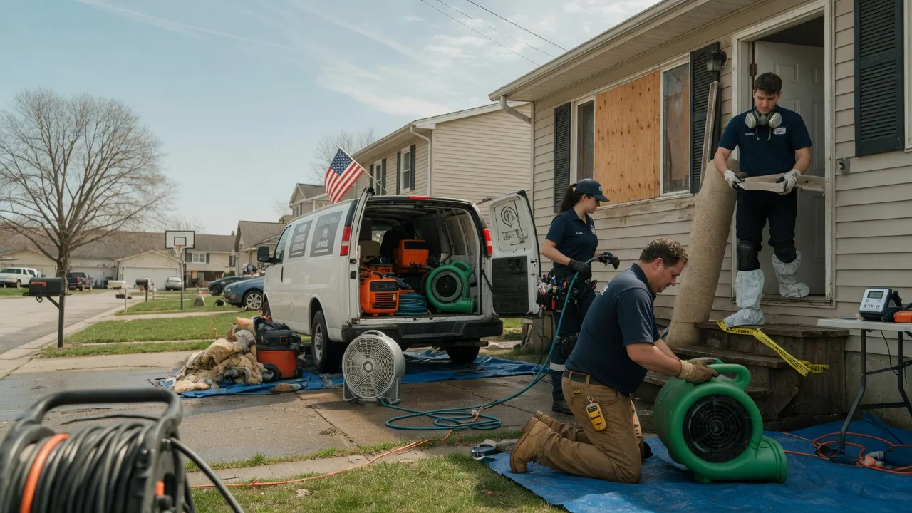Water Damage Restoration in West Lebanon, IN near me
